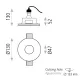 Spot Incastrat Gamma E34091B ACB GU10, Alb, Spania