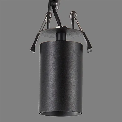 Spot Incastrat Zoom E37640N ACB GU10, Negru, Spania