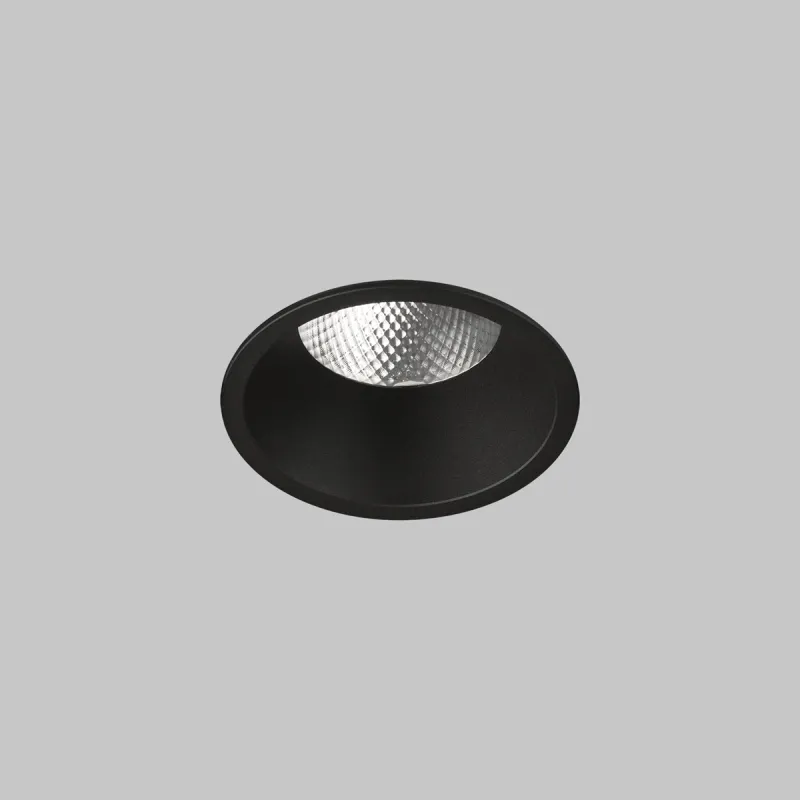 Spot Exterior/Baie Incastrat Kidal E377111N ACB LED, Negru, Spania