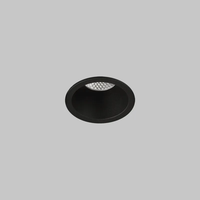 Spot Exterior/Baie Incastrat Kidal E3771210NDP ACB LED, Negru, Spania