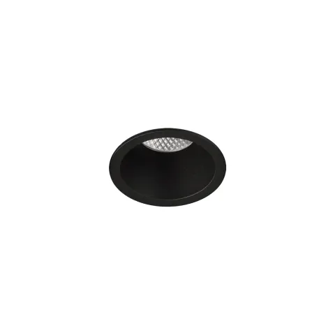 Spot Exterior/Baie Incastrat Kidal E3771290N ACB LED, Negru, Spania