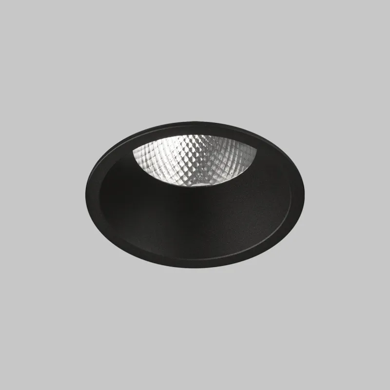 Spot Exterior/Baie Incastrat Kidal E3771310NDT ACB LED, Negru, Spania