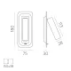Aplica Dormitor Boheme E382620B ACB LED, Alb, Spania