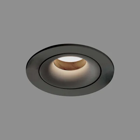 Spot Incastrat Musca E3947080N ACB GU10, Negru, Spania