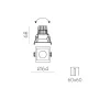 Spot Incastrat Move E3984001B ACB LED, Alb, Spania