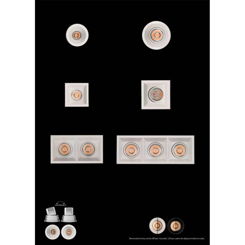 Spot Incastrat Move E3984090BDT ACB LED, Alb, Spania