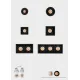 Spot Incastrat Move E3984090N ACB LED, Negru, Spania