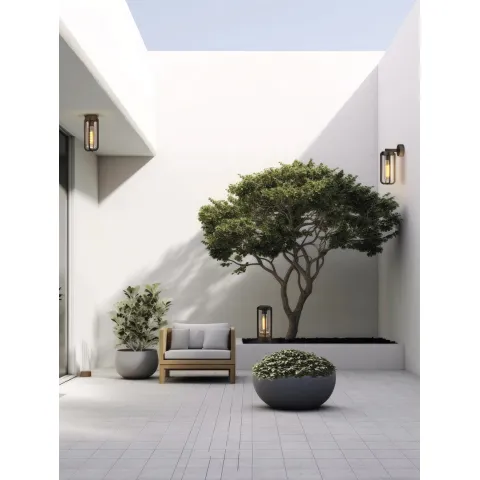 Aplica Exterior Vega H2079080GR ACB E27, Antracit, Spania