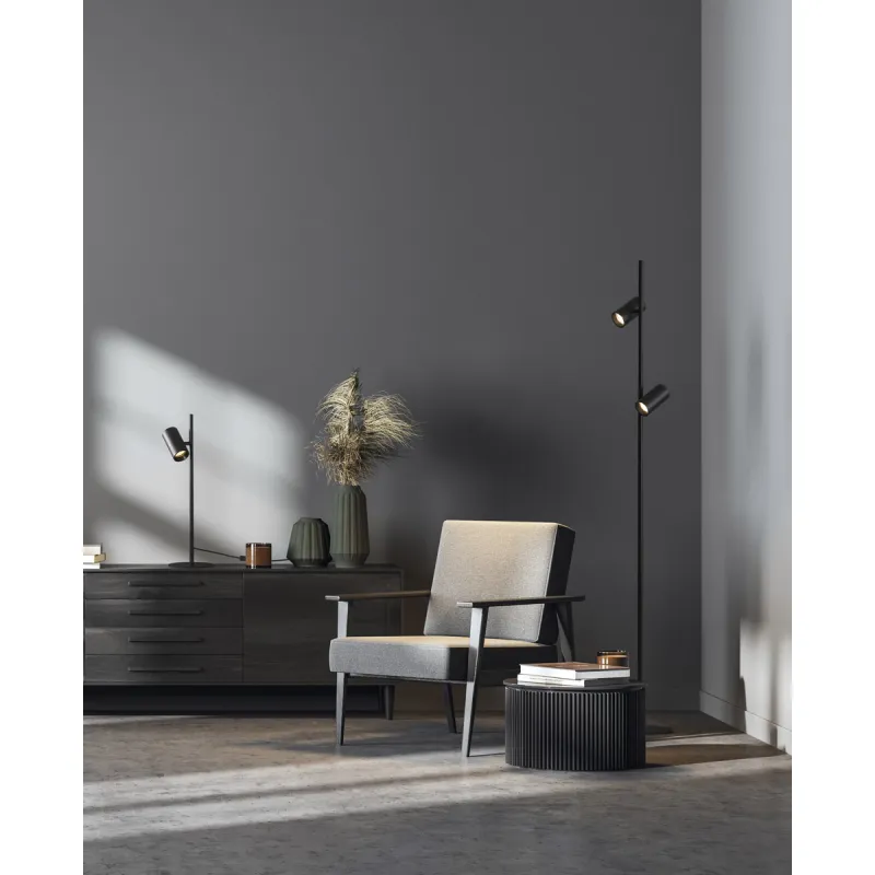 Lampadar Gina H3874080N ACB GU10, Negru, Spania