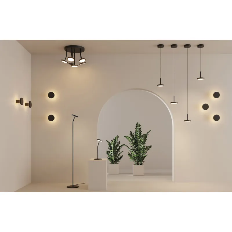 Lampadar Corvus H3945000N ACB LED, Negru, Spania