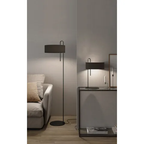 Lampadar Clip H8178N ACB E27, Negru, Spania