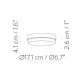 Plafoniera Siroco K2003030B ACB LED, Alb, Spania