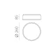 Plafoniera Dins P0395170NM ACB LED, Nichel, Spania