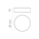 Plafoniera Dins P0395270NDP ACB LED, Negru, Spania