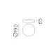 Plafoniera Baie Moon P0969070OP ACB LED, Opal, Spania