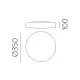 Plafoniera Baie Moon P0969270OPDP ACB LED, Opal, Spania