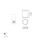 Plafoniera Exterior Nori P2044GR ACB E27, Antracit, Spania