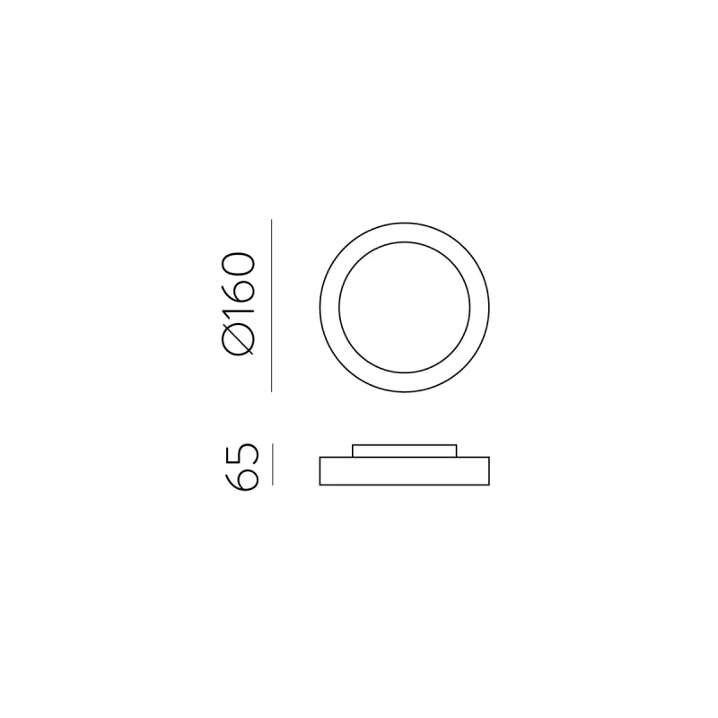Plafoniera Exterior Kuma P2082000GR ACB LED, Antracit, Spania