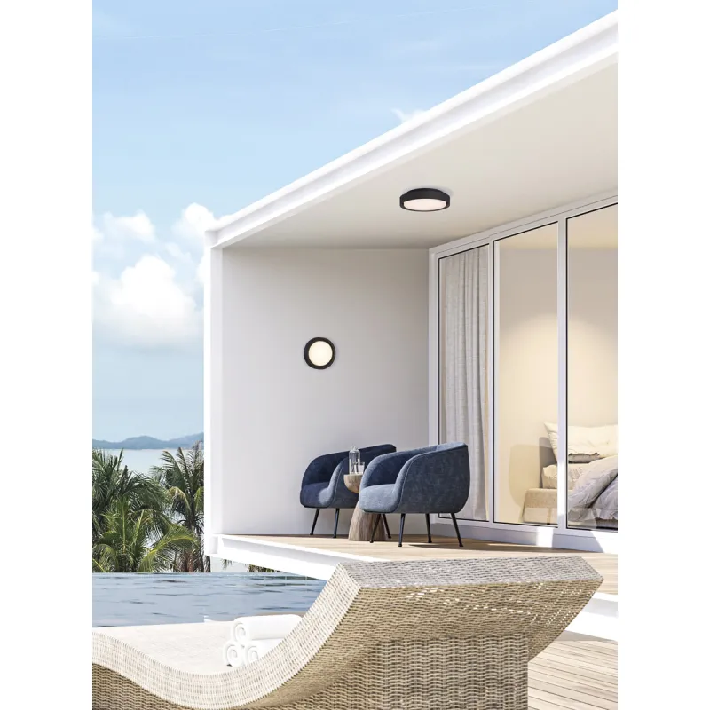 Plafoniera Exterior Kuma P2082000GR ACB LED, Antracit, Spania