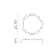 Plafoniera Exterior Kuma P2082100GR ACB LED, Antracit, Spania