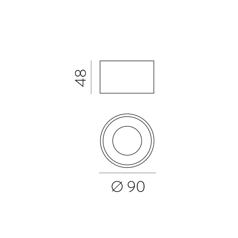 Spot Aplicat Studio P32350B ACB LED, Alb, Spania