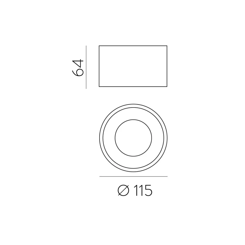 Spot Aplicat Studio P32351B ACB LED, Alb, Spania