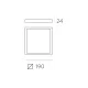Plafoniera Roku P343630B ACB LED, Alb, Spania
