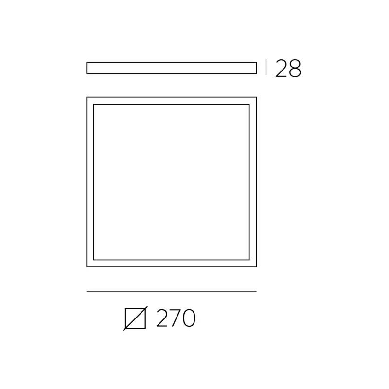 Plafoniera Roku P343641B ACB LED, Alb, Spania