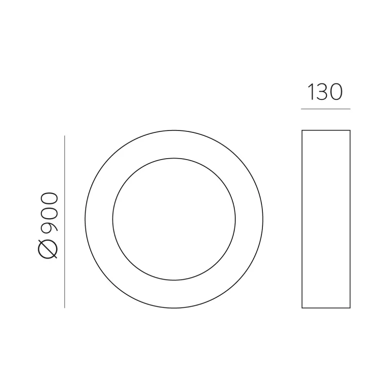 Plafoniera Dilga P3450470NCA ACB LED, Negru, Spania