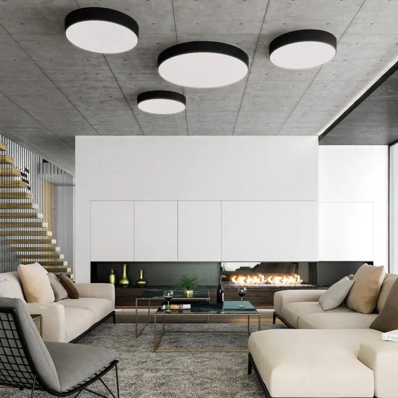 Plafoniera Isia P3453170NDP ACB LED, Negru, Spania