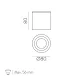 Plafoniera Exterior Vanduo P3467181NM ACB GU10, Nichel, Spania