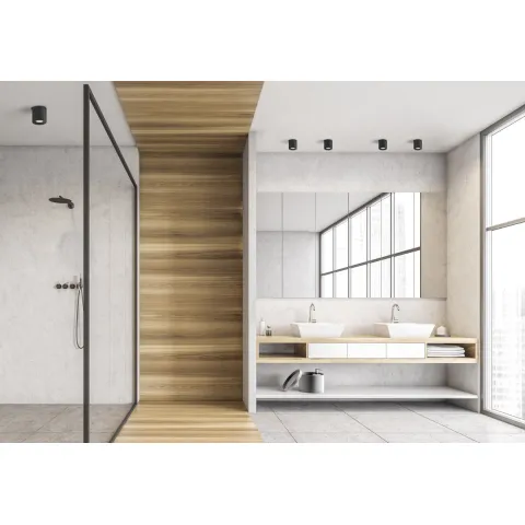Plafoniera Exterior Vanduo P3467181N ACB GU10, Negru, Spania