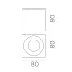 Spot Aplicat Branco P3468181N ACB GU10, Negru, Spania
