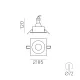 Spot Incastrat baie Velt P36781B ACB GU10, Alb, Spania