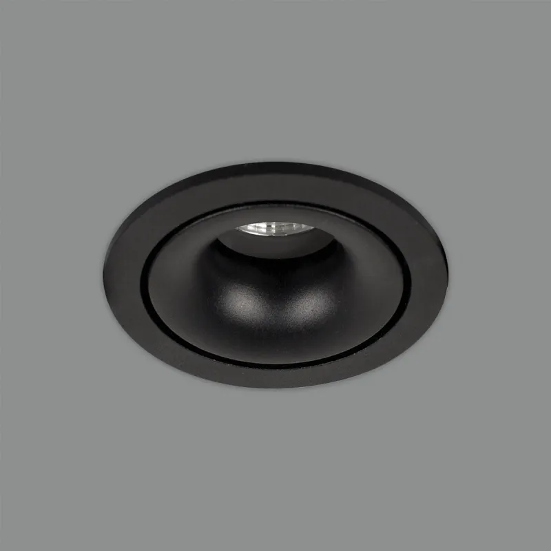 Spot Incastrat Apex P36881N ACB GU10, Negru, Spania