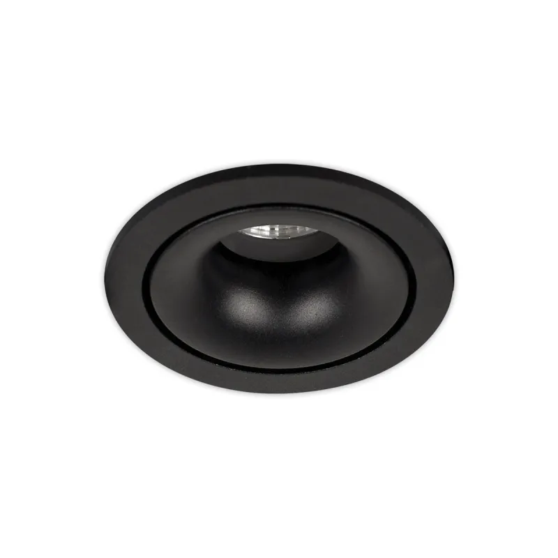 Spot Incastrat Apex P36881N ACB GU10, Negru, Spania