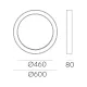 Plafoniera Aliso P3742171NDP ACB LED, Negru, Spania