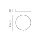 Plafoniera Minsk P375860N ACB LED, Negru, Spania