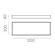 Plafoniera Munich P3759120B ACB LED, Alb, Spania