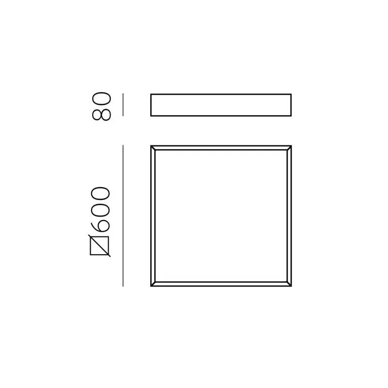 Plafoniera Munich P375960N ACB LED, Negru, Spania