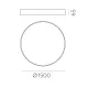 Plafoniera London P3760151B ACB LED, Alb, Spania