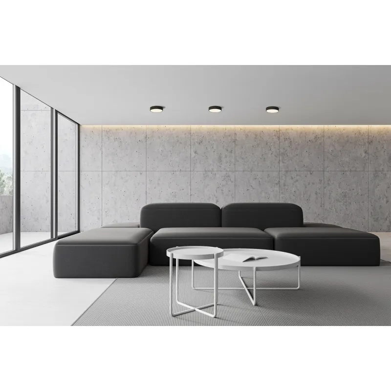 Plafoniera London P376020N ACB LED, Negru, Spania