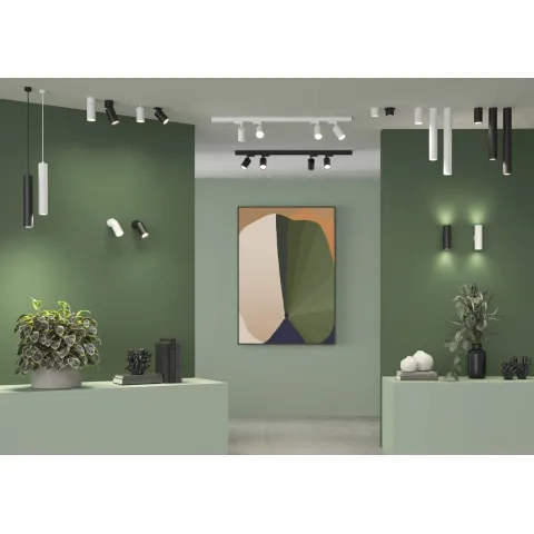 Spot Aplicat Zoom P37640B ACB GU10, Alb, Spania