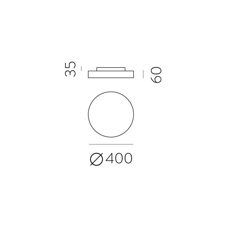 Plafoniera Lisboa P385141NCA ACB LED, Negru, Spania