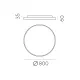 Plafoniera Lisboa P385180BDT ACB LED, Alb, Spania