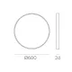 Plafoniera Baie Koe P385263N ACB LED, Negru, Spania