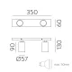 Lustra Spot Gina P3874R20B ACB GU10, Alb, Spania
