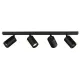 Lustra Spot Gina P3874R40N ACB GU10, Negru, Spania