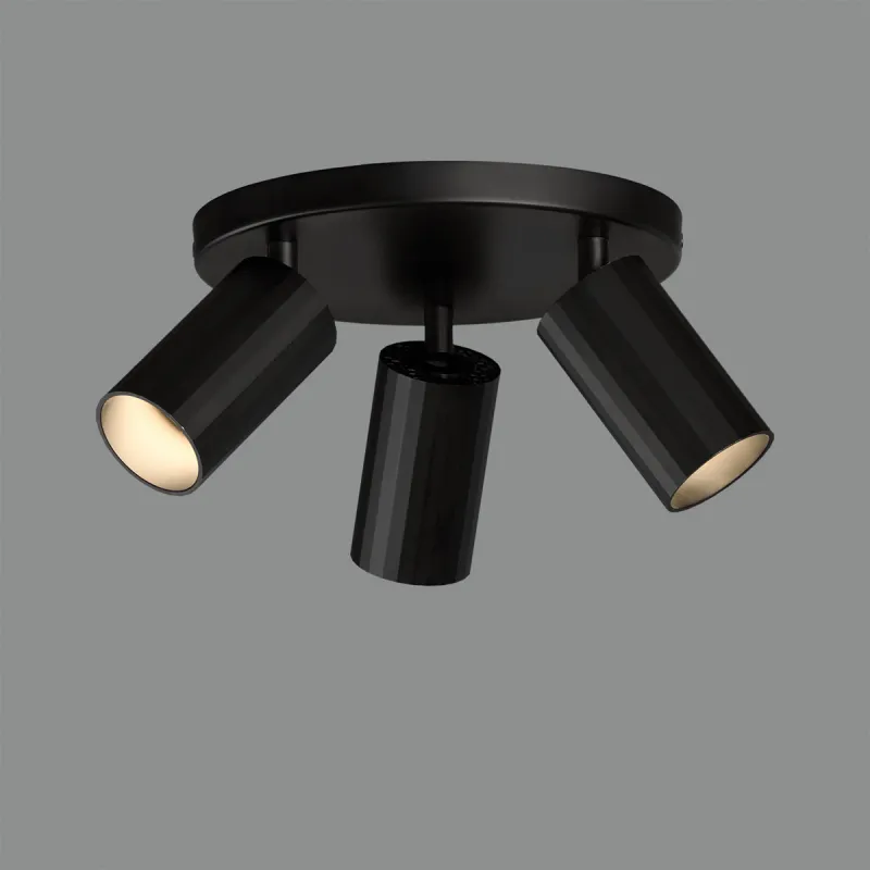 Lustra Spot Modrian P3951280N ACB GU10, Negru, Spania