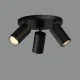 Lustra Spot Modrian P3951280N ACB GU10, Negru, Spania
